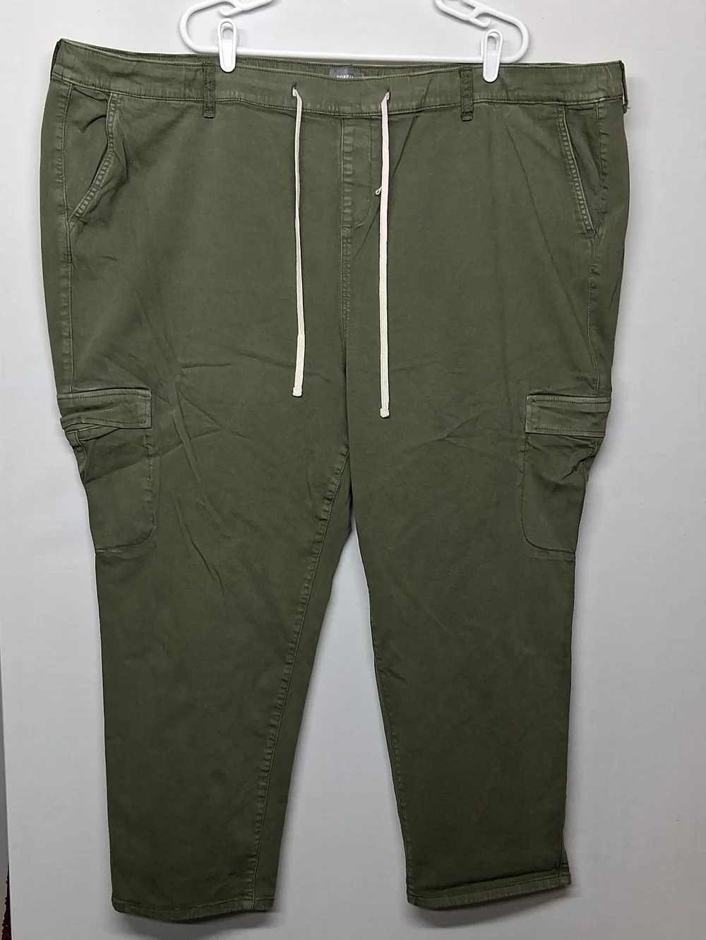 Torrid Olive Drawstring Cargo Pants - Picture 2 of 10